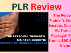 PLR Review – Personal Trainer's 6-Pack Abs Training Package Profit from a $90 Billion Niche(Francis Ochoco)