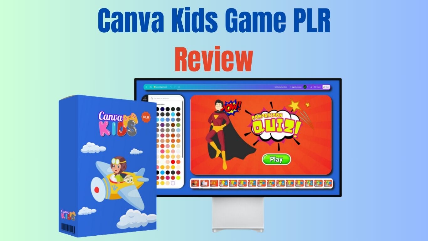 Canva Kids Game PLR Review